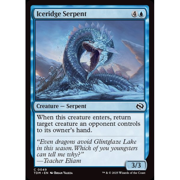 画像2: 氷峰の海蛇/Iceridge Serpent (2)