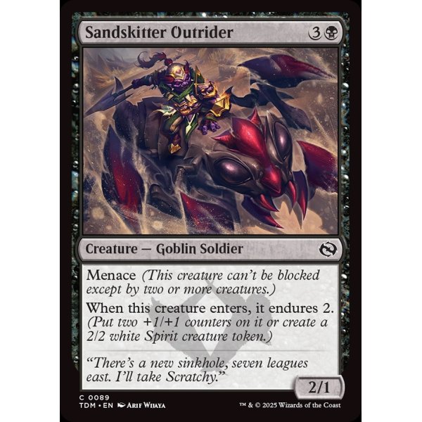 画像2: 砂走りの先導/Sandskitter Outrider (2)