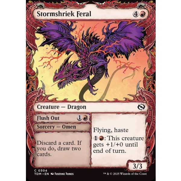 画像2: 嵐叫の蛮龍/Stormshriek Feral (2)