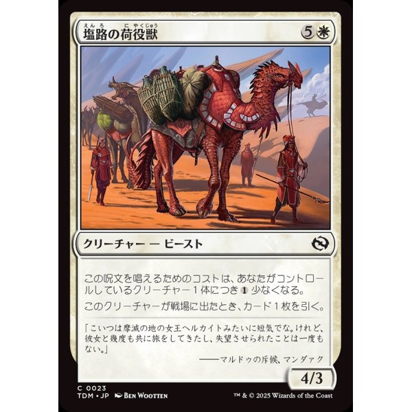 画像1: 塩路の荷役獣/Salt Road Packbeast (1)