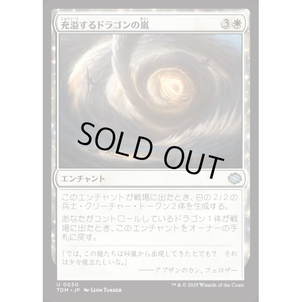 画像1: 充溢するドラゴンの嵐/Teeming Dragonstorm (1)