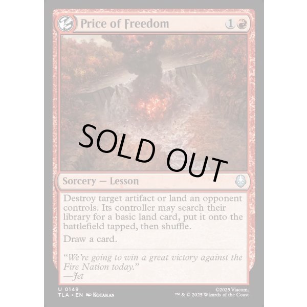 画像2: 自由の代価/Price of Freedom (2)