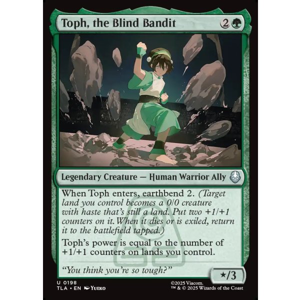 画像2: 盲目のギャング、トフ/Toph, the Blind Bandit (2)
