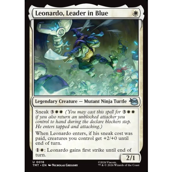 画像2: 青を纏うリーダー、レオナルド/Leonardo, Leader in Blue (2)