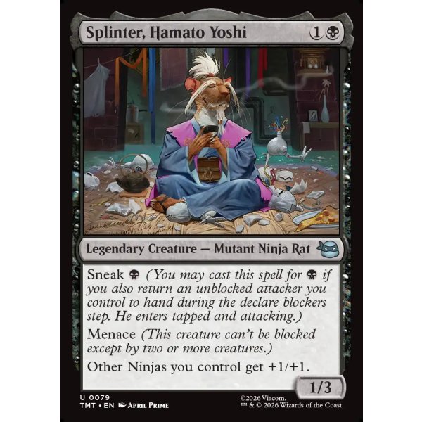 画像2: スプリンター、ハマト・ヨシ/Splinter, Hamato Yoshi (2)