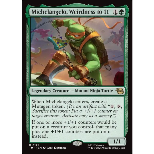 画像2: ぶっとび全開、ミケランジェロ/Michelangelo, Weirdness to 11 (2)