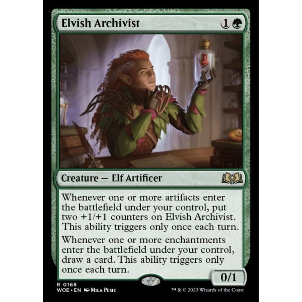 画像2: エルフの文書管理人/Elvish Archivist (2)