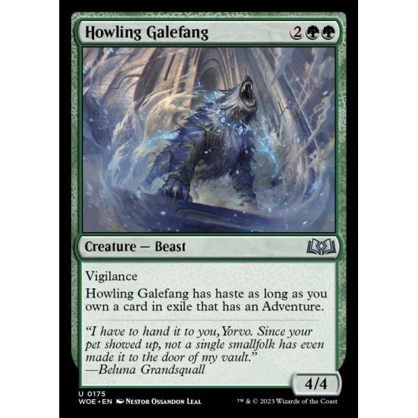画像2: 吼えたける突風牙/Howling Galefang (2)