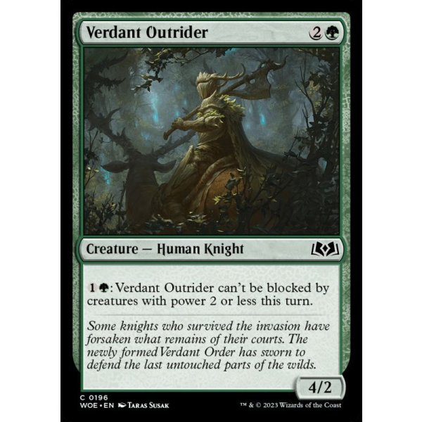 画像2: 新緑の偵騎/Verdant Outrider (2)