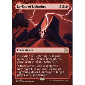 画像: 《稲妻の力線/Leyline of Lightning(0045)》【ENG】[WOT赤R]